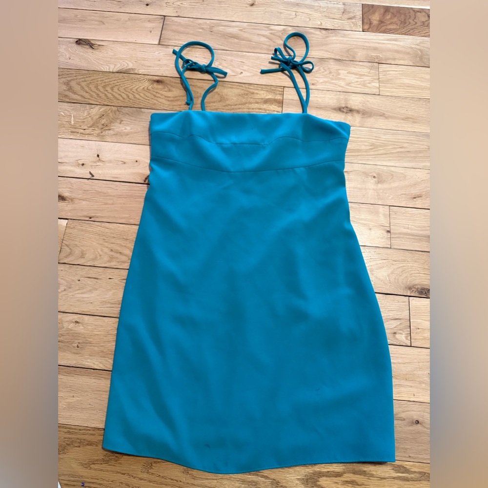 Amanda Uprichard Teal Mini Dress Size M